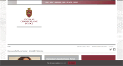 Desktop Screenshot of nicholaschamberlaine-gst.org